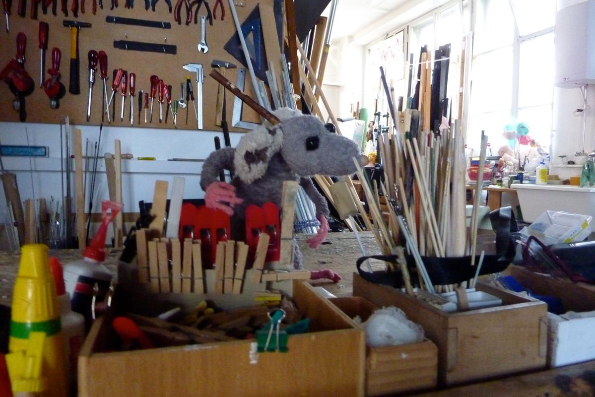 Rat dans l'atelier