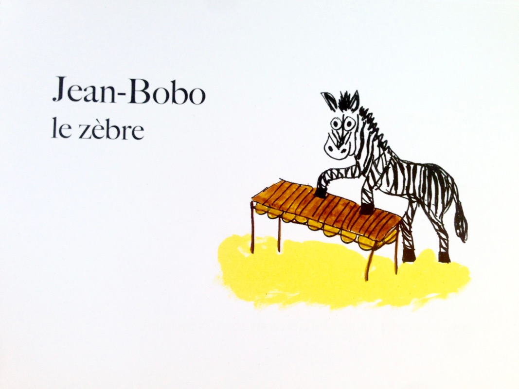 Jean-Bobo le zèbre livre pour enfants