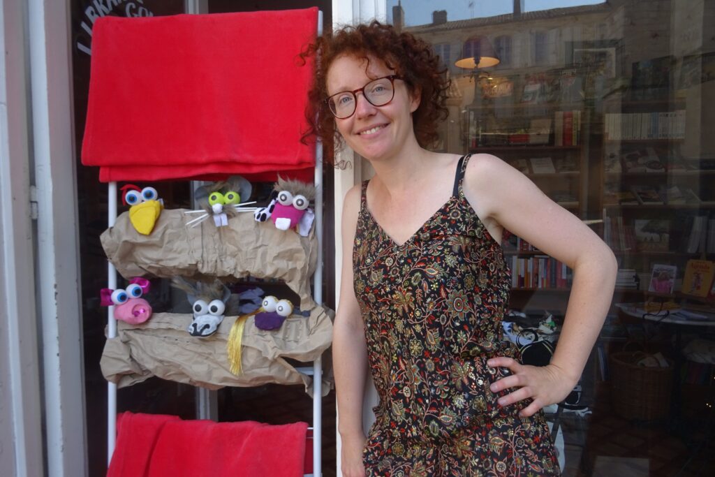 Sophie Reinmann marionnettes librairie gourmande Condom 